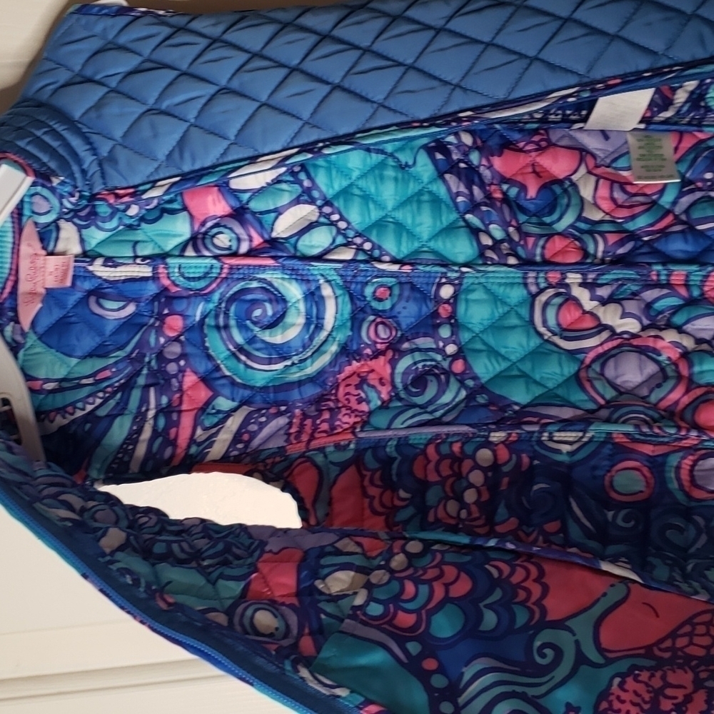 Lilly Pulitzer Bay Blue Lucy Quilted Vest - Picture 5 of 8